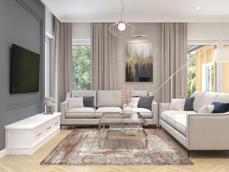 Mieszkanie w stylu Hamptons