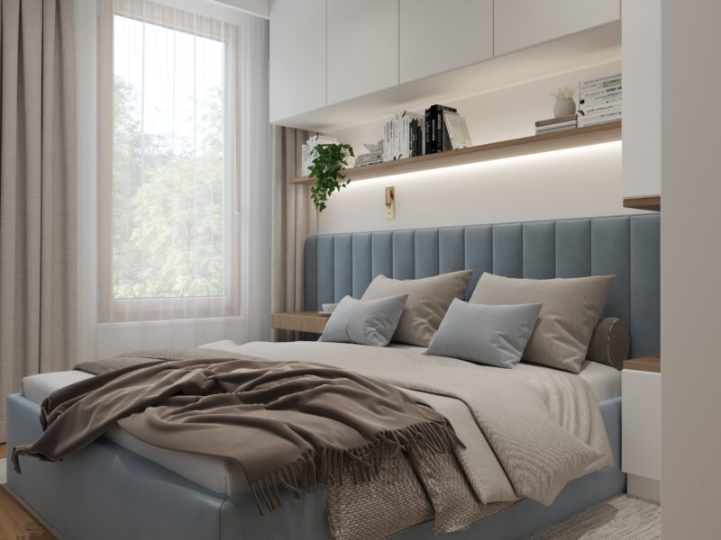 Nowoczesne mieszkanie w ciepłych beżach